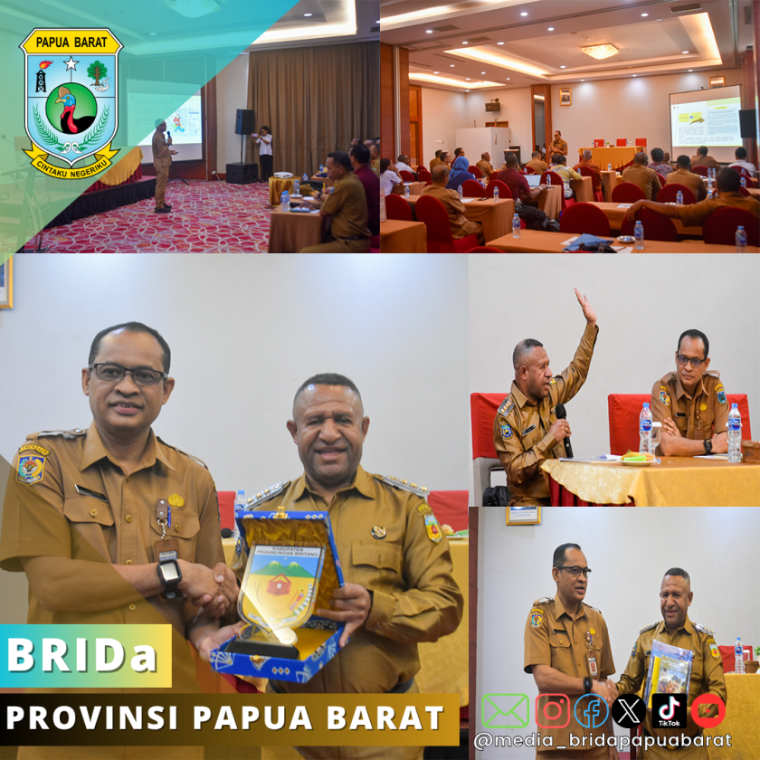BERKUNJUNG KE PAPUA BARAT, BUPATI PEGUNUNGAN BINTANG TEGASKAN SIAP BENTUK BRIDA