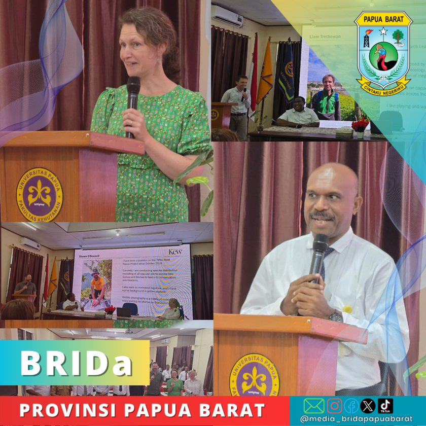 BRIDA, Fahutan dan RBG Kew Kolaborasi Gelar Kursus Teknik Herbarium dan Penunjukan Area Tumbuhan Penting Tropis