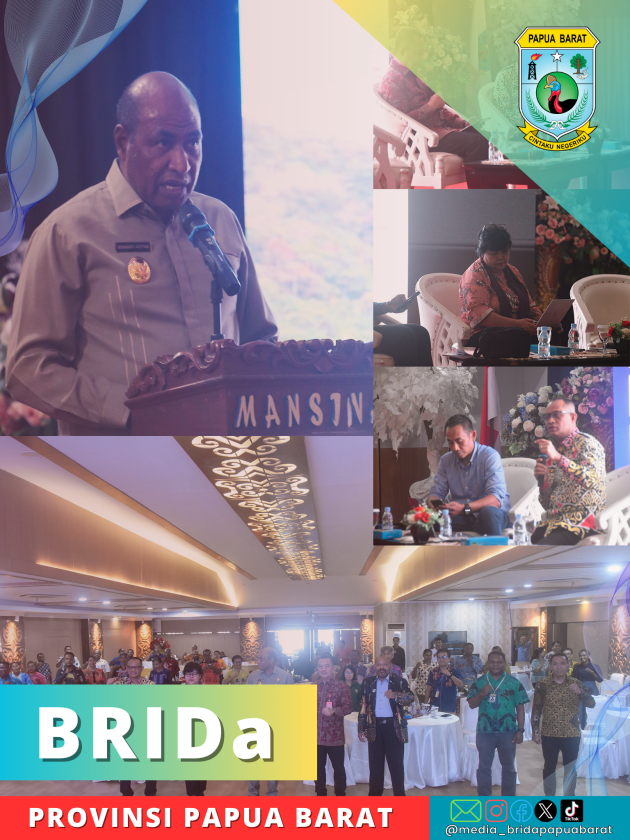 BRIDA Papua Barat Gelar Rakornis Riset dan Inovasi serta Diseminasi SMART BRIDA
