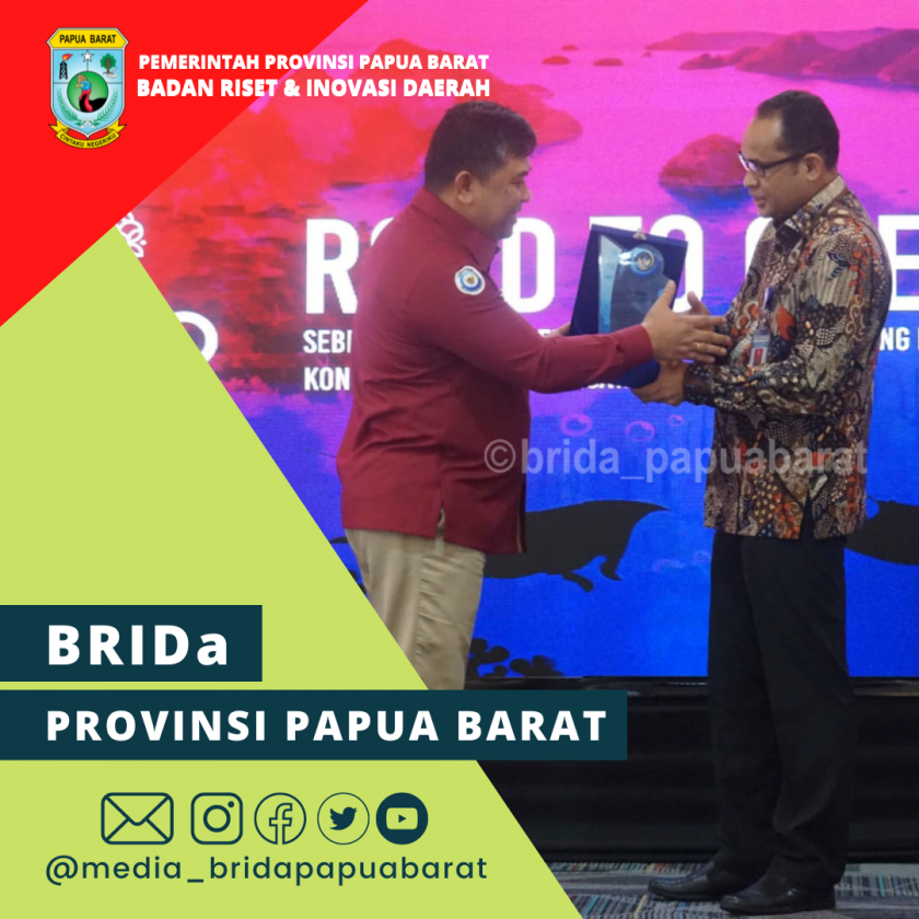 HADIAH ULANG TAHUN KE - 23: PAPUA BARAT TERIMA PENGHARGAAN INTERNASIONAL GOLD BLUE PARK