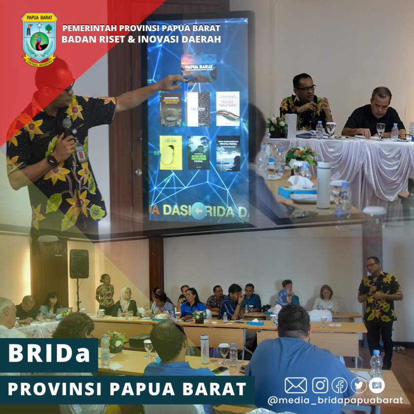 TIM RISET EMPAT INSTITUSI BESAR KUNJUNGI BRIDA PAPUA BARAT  GUNA JAJAKI RENCANA KERJASAMA RISET